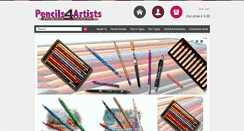 Desktop Screenshot of pencils4artists.co.uk